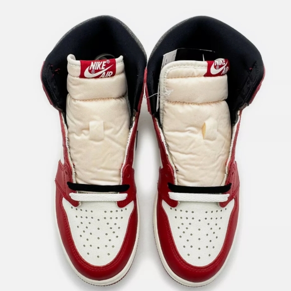 DZ5485-612 Nike Air Jordan 1 RETRO HIGH OG Lost & Found Chicago  Red Black M9 - Picture 4 of 6